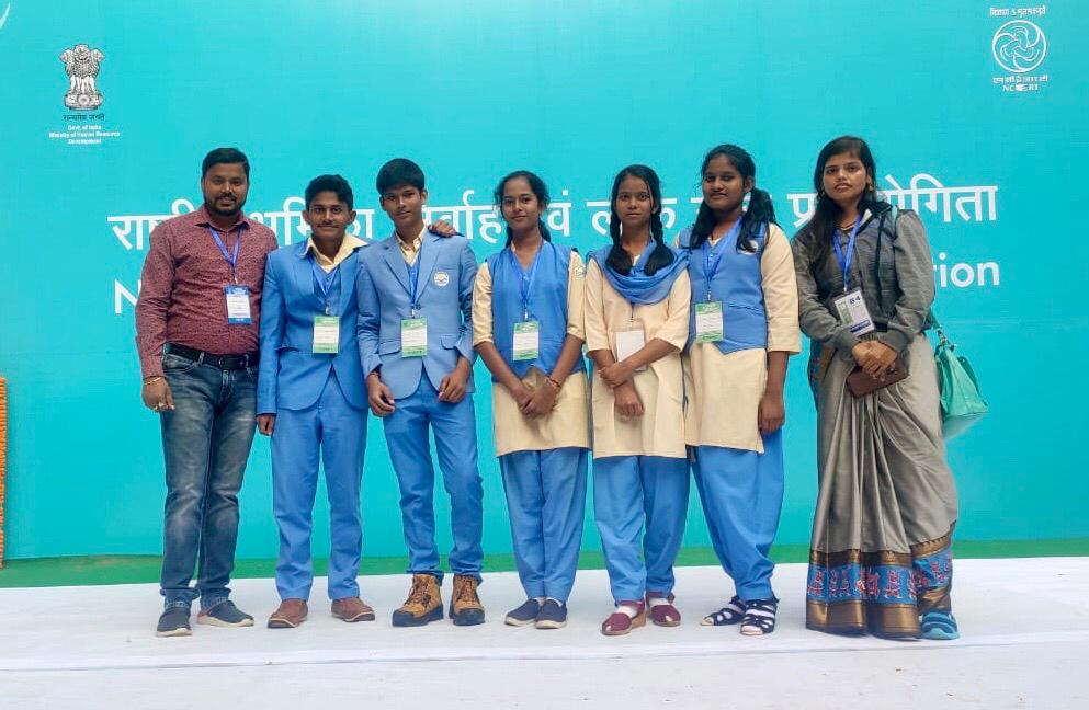 STUDENTS OF  OAV SALAPADA, ANANDAPUR, KEONJHAR PARTICIPATED IN NATIONAL LEVEL 
ROLE PLAY COMPETITION ORGANISED BY NCERT, DELHI