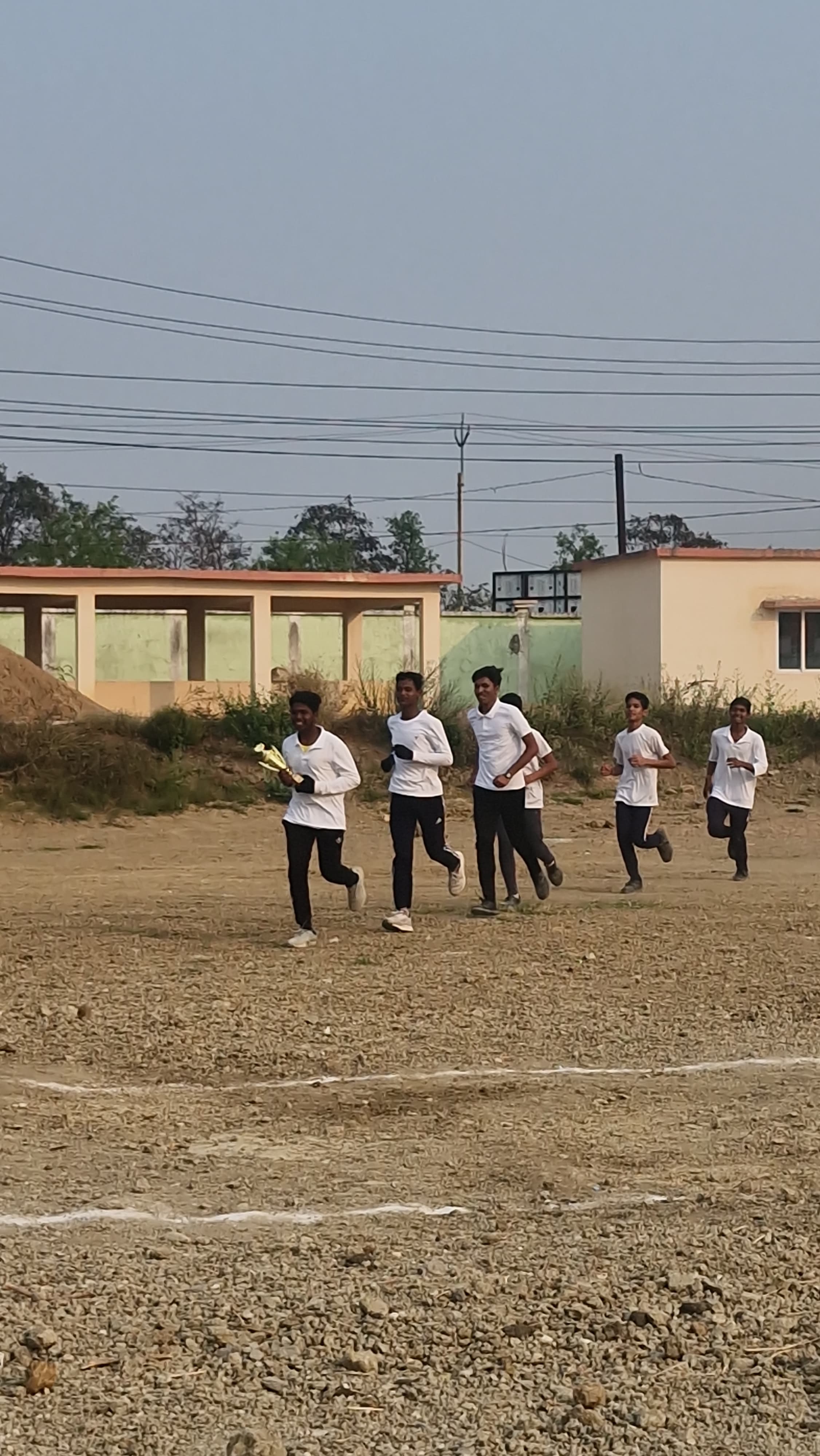 A friendly cricket match was organized in the school playground between the Senior students (Class 8-9) and the Junior students (Class 6-7). The match was conducted to encourage sportsmanship, teamwork, and unity among the students.

Both teams were very excited and well-prepared for the match. The playground was full of energy, and many students gathered to cheer for their teams.

Finally, the Senior team won the match, and the Junior team became the runner-up.
It was an enjoyable and memorable match for everyone.