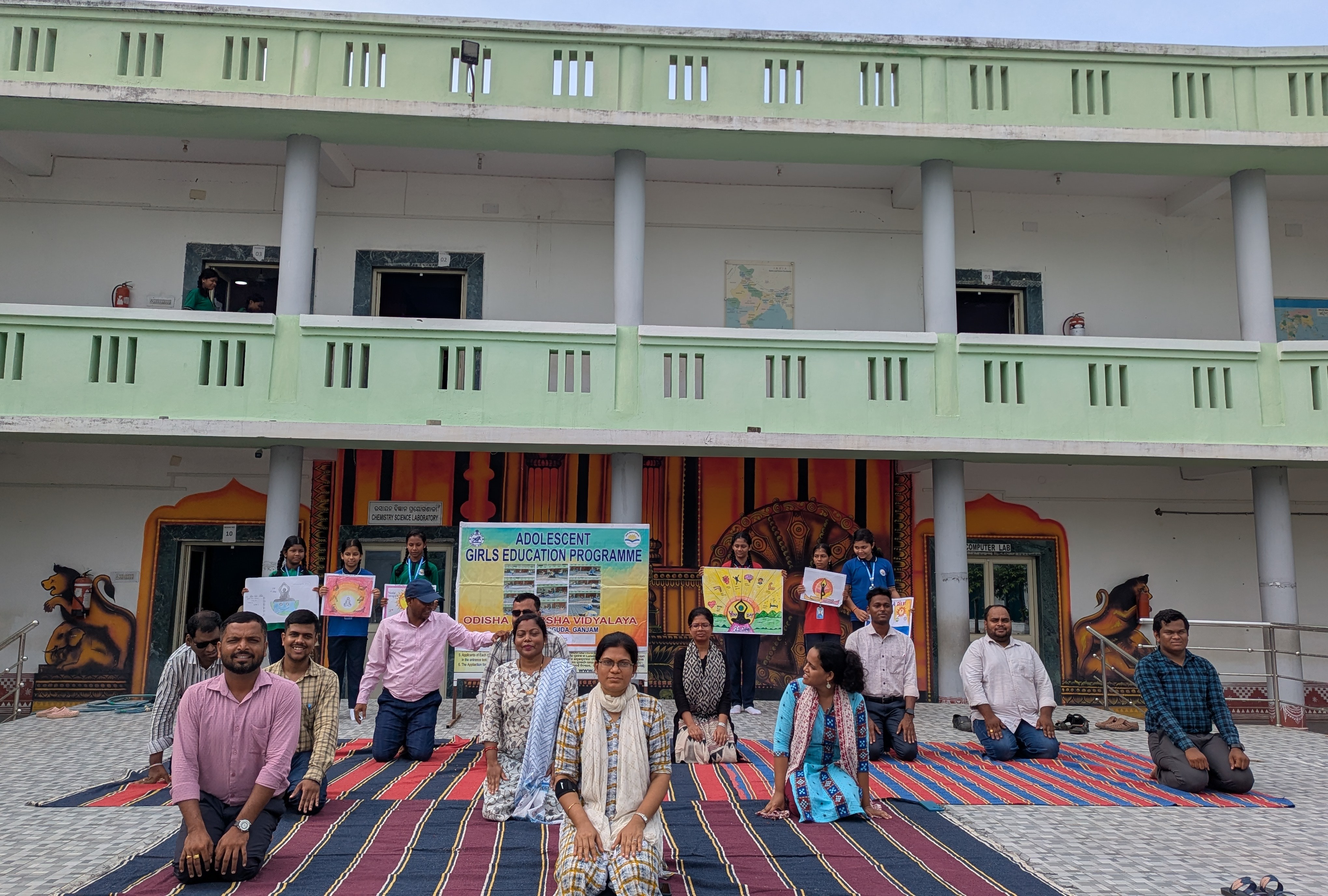 yoga day celebration