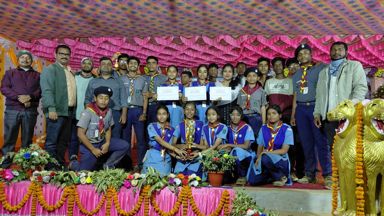district level scout and guide camporee, winners and participants