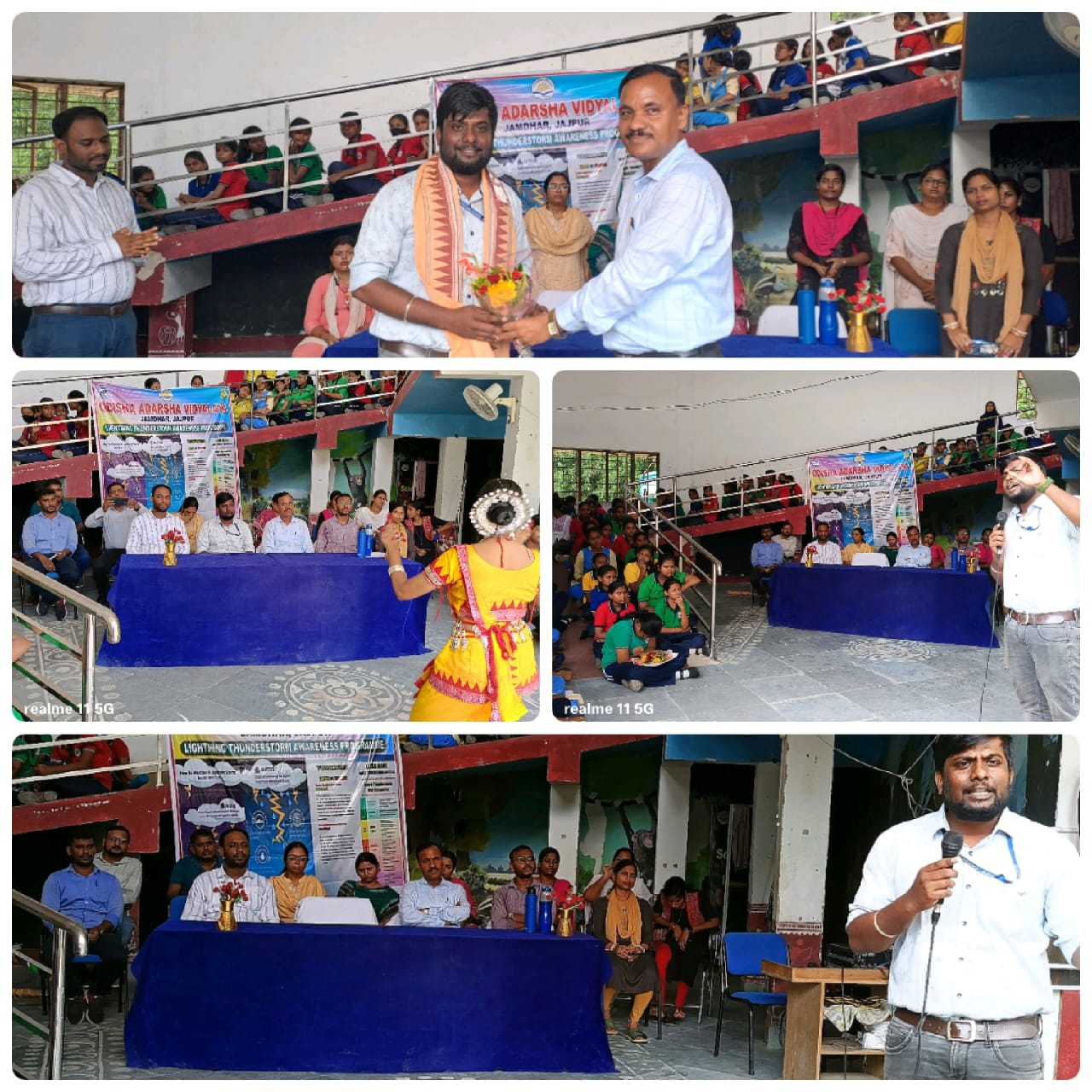 Lightening and Thunder awarness program at OAV, Jamdhar