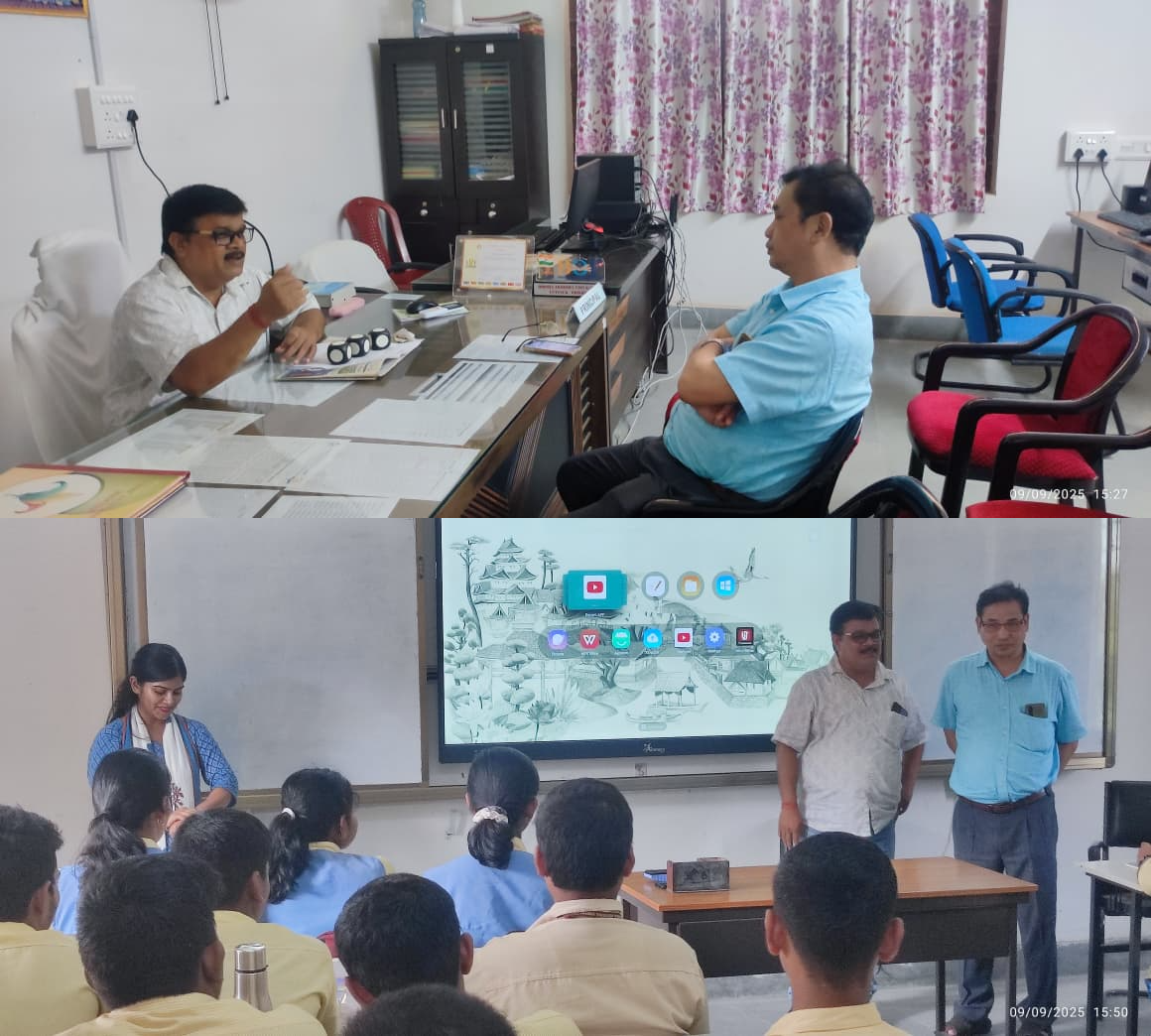 Hon’ble Mr. T. Mate, former Regional Director (RO) & Joint Secretary, CoE, CBSE, visited OAV Ramdaspur, Baranga, Cuttack 09.09.2025. He graciously interacted with our students and staff, inspiring the children and motivating the team.