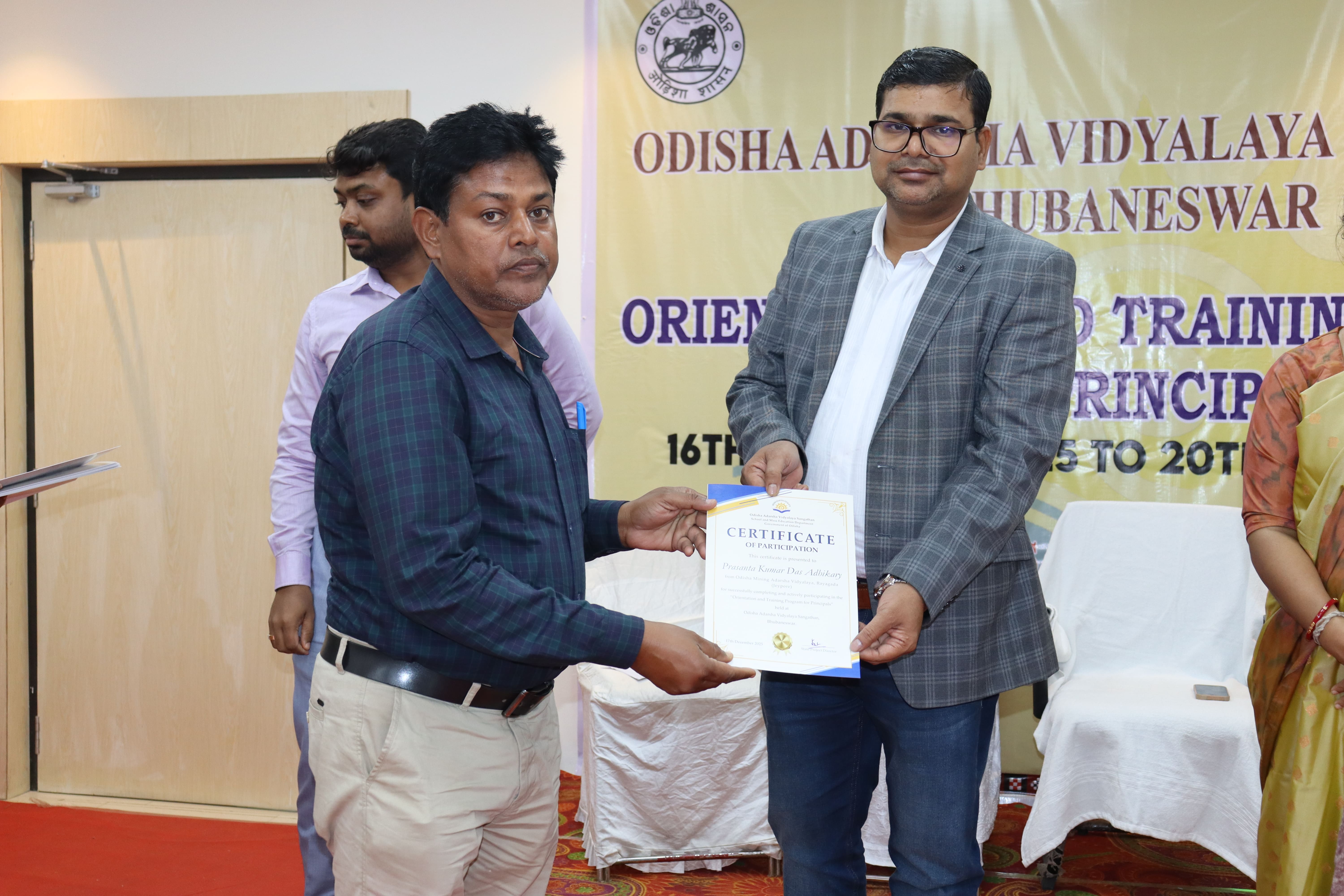 The second day of the Orientation and Training Programme for Principals of Odisha Adarsha Vidyalayas