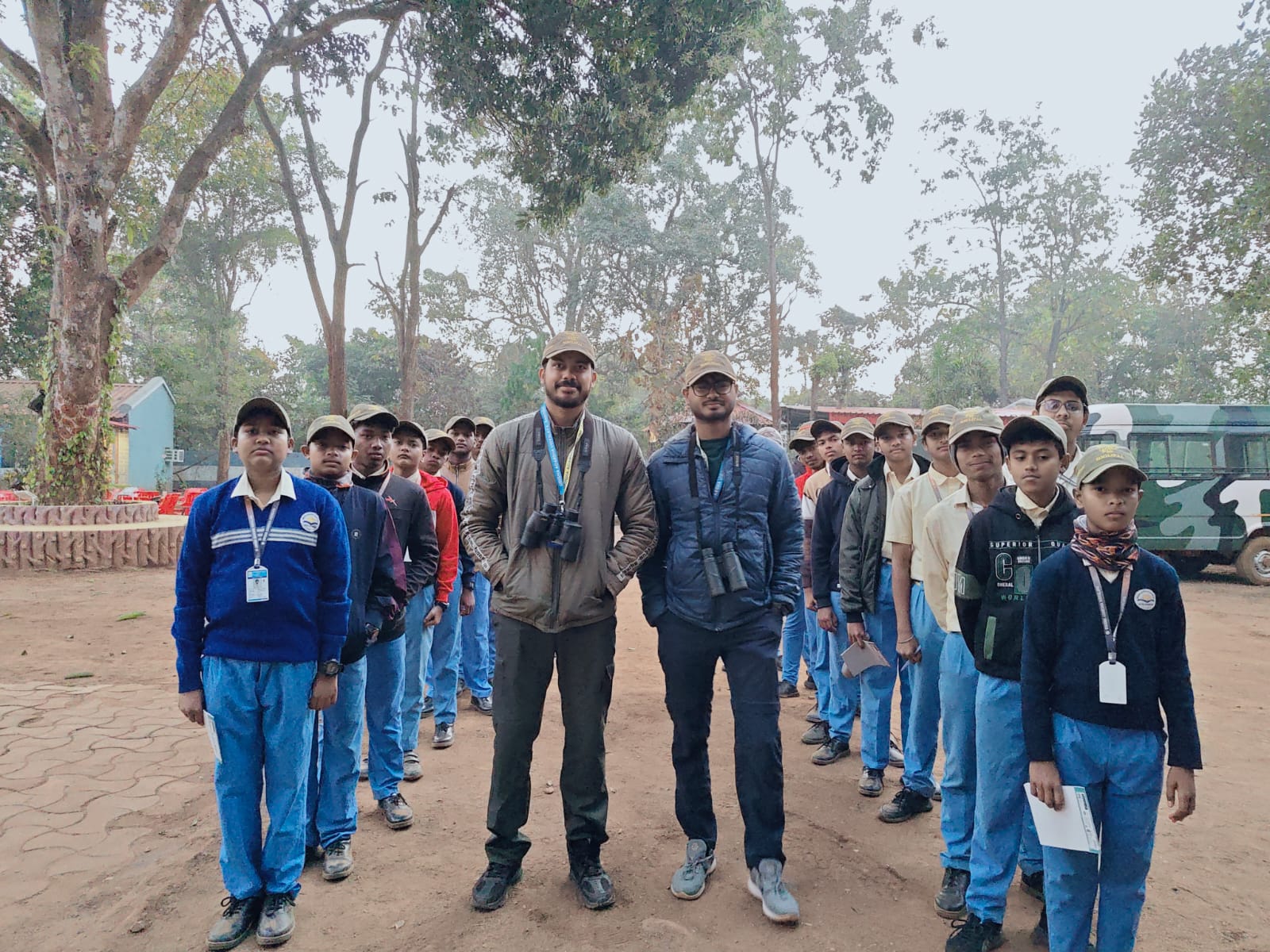 BOYS GROUP AT PRAKRUTI NIVAS, SIMILIPAL